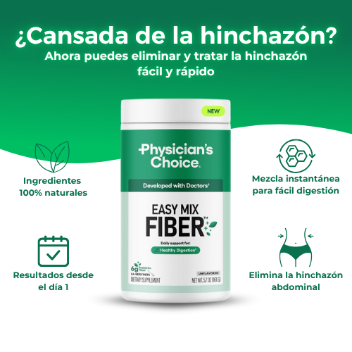 Easy Mix Fiber™ | Fibra instantánea para eliminar la hinchazón y pesadez